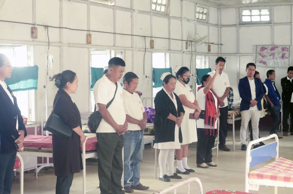 NDPP Tuensang Region marked the 74th birthday of CM Neiphiu Rio with a commemoration thanksgiving programme at the District Hospital, Tuensang on November 11.